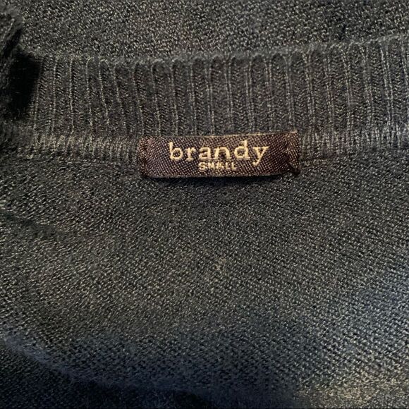 Brandy deep v navy sweater dress‎ - Picture 4 of 9